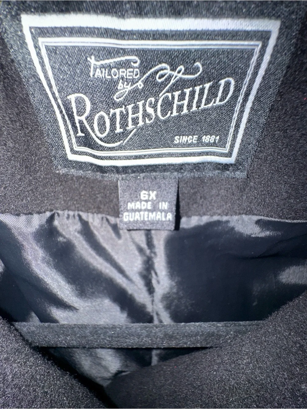 Rothschild Black Faux Fur-Trim Wool Coat